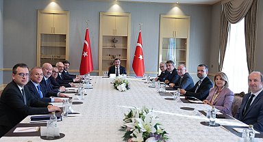 Cevdet Yılmaz, Cumhurbaşkanlığı Ekonomi Politikaları Kurulu üyeleriyle görüştü