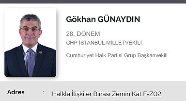 CHP'li Günaydın'ın grup başkan vekilliği görevi iade edildi