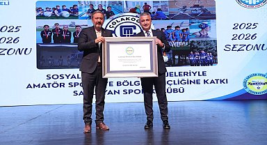 Çolakoğlu Metalurji Spor Kulübü'ne KASKF'den başarı plaketi
