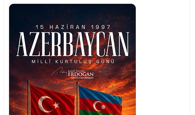 Cumhurbaşkanı Erdoğan, Azerbaycan'ın Milli Kurtuluş Günü'nü kutladı