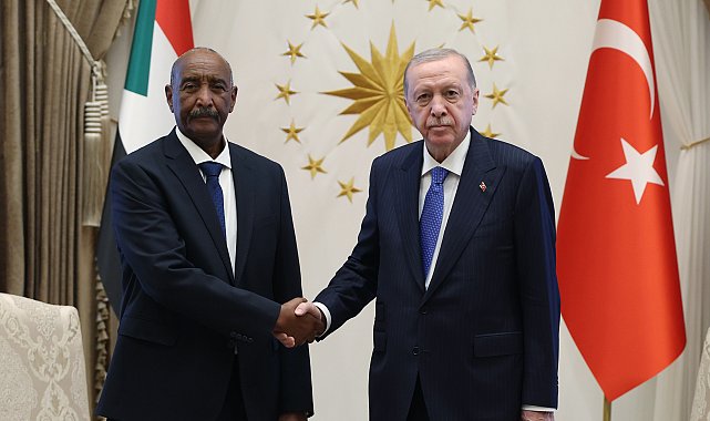 Cumhurbaşkanı Erdoğan, Sudan Egemenlik Konseyi Başkanı Burhan ile görüştü
