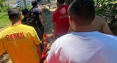 Denizde boğulma tehlikesi geçirdi