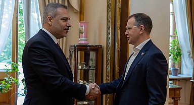 Dışişleri Bakanı Fidan, Putin'in danışmanları Medinskiy ve Levitin'i kabul etti