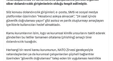 DMM'den 'NATO Zirvesi' adıyla dolandırıcılığa karşı uyarı