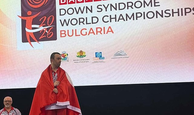 Down Sendromlular Dünya Şampiyonası'nda Alper Öztürk zirvede