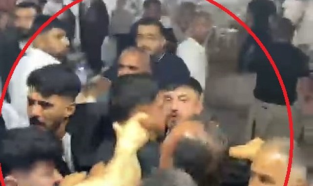 Düğünde silah sıkıldığı ihbarına giden polislerle davetliler arasında arbede