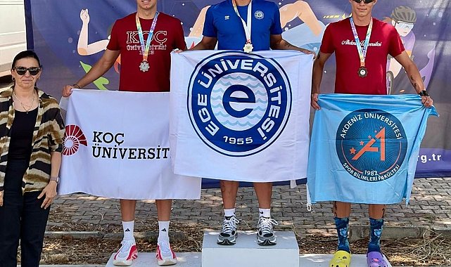 Egeli triatloncu Taha şampiyon oldu