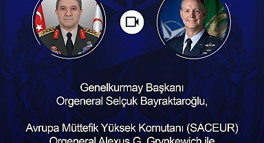 Genelkurmay Başkanı Bayraktaroğlu, Avrupa Müttefik Yüksek Komutanı Grynkewich ile görüştü