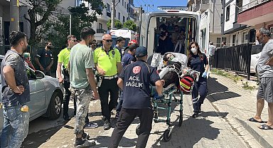 Hamile kadın ve 2 çocuğu yangında dumandan etkilendi