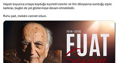 İletişim Başkanı Duran, Prof. Dr. Fuat Sezgin'i andı