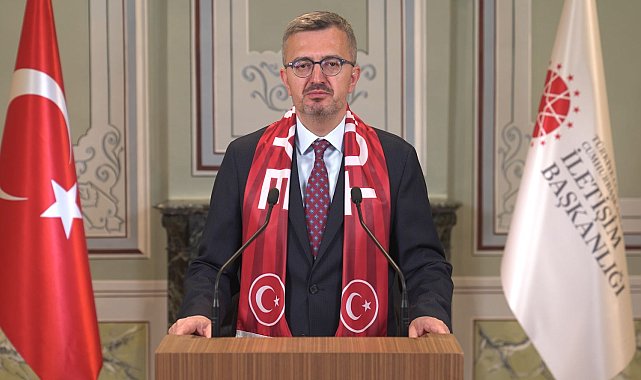İletişim Başkanı Duran'dan, A Milli Futbol Takımı'na destek mesajı
