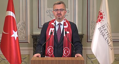 İletişim Başkanı Duran'dan, A Milli Futbol Takımı'na destek mesajı