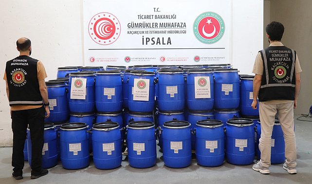 İpsala Gümrük Kapısı'nda 4 ton uyuşturucu ele geçirildi