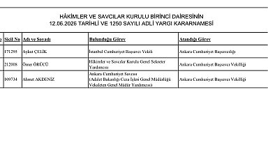 İstanbul Başsavcı Vekili Aykut Çelik, Ankara Cumhuriyet Başsavcısı oldu