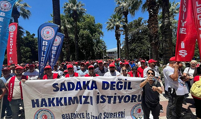 İzmir Büyükşehir Belediyesi'nde işçi eylemi