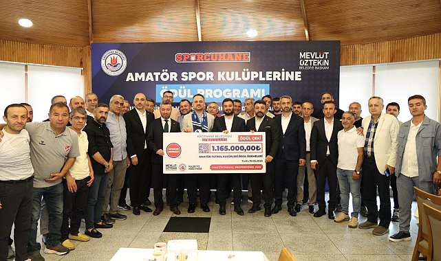 Kağıthane Belediyesi'nden amatör spor kulüplerine destek
