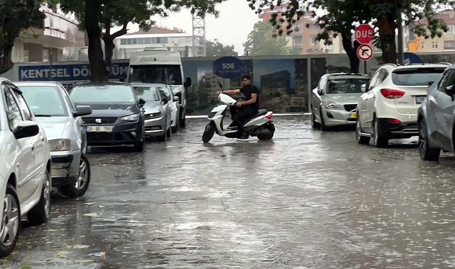 Kayseri'de sağanak etkili oldu