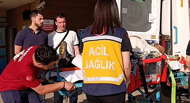 Kiraz toplamak için çıktığı ağaçtan düşüp, ağır yaralandı