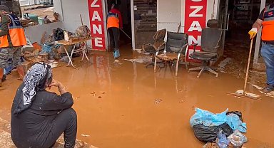 Kırşehir'de sel sonrası temizlik çalışmaları
