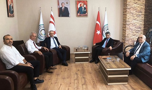 KKTC Ankara Büyükelçisi Korukoğlu'ndan SANKON'a ziyaret