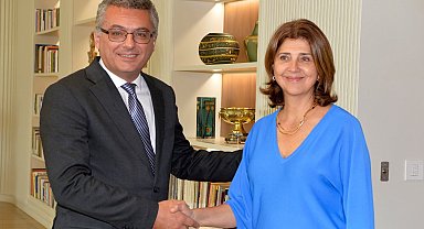 KKTC Cumhurbaşkanı Erhürman, BM Temsilcisi Cuellar'ı kabul etti