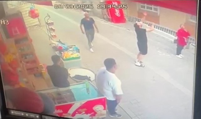 Küçükçekmece'de 8'inci kattan düşen yavru kediyi şemsiyeyle kurtardılar