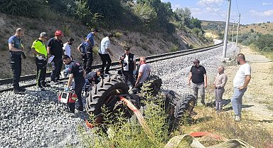 Malatya'da devrilen traktörün sürücüsü öldü