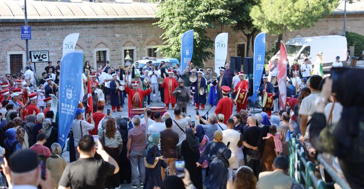 Mehter sesleri bu kez Gazi Orhan Parkı'ndan yükseldi
