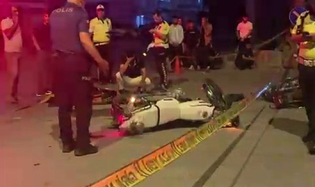 Mersin'de iki motosiklet çarpıştı: 1 ölü, 1 yaralı
