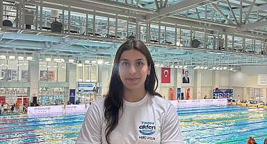 Milli yüzücü Meriç Uygun'dan Türkiye şampiyonluğu