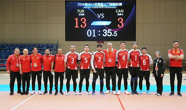 Milliler, Goalball Dünya Şampiyonası'na çifte galibiyetle başladı