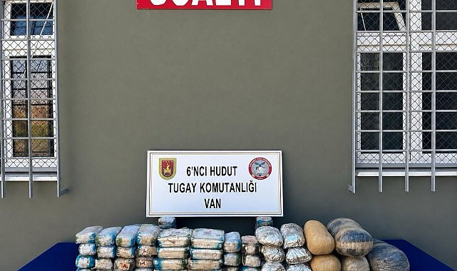 MSB: Van hudut hattında 44 kilo uyuşturucu ele geçirildi