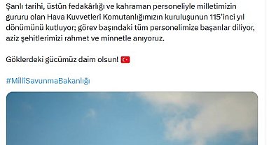 MSB'den Hava Kuvvetleri'nin 115'inci yılına özel klip