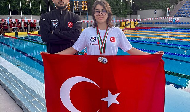Muğlalı yüzücü Defne'den Avrupa'da tarihi başarı