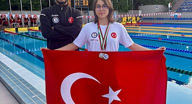 Muğlalı yüzücü Defne'den Avrupa'da tarihi başarı