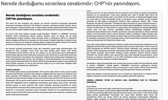 Muharrem İnce: Tüzük kurultayı toplanmalıdır