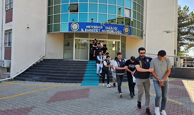Nevşehir merkezli dolandırıcılık operasyonunda 17 tutuklama