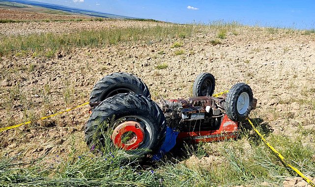 Nevşehir'de devrilen traktörün altında kalan çiftçi öldü