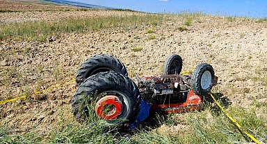 Nevşehir'de devrilen traktörün altında kalan çiftçi öldü