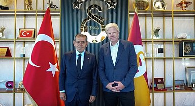 Oliver Kahn ve Dursun Özbek bir araya geldi