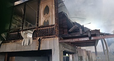Ordu'da mobilya atölyesinde yangın