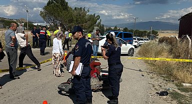 Otomobil ile çarpışan motosikletin sürücüsü öldü