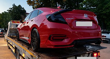 Otomobille drift yapan ve makas atan alkollü sürücüye 257 bin lira ceza
