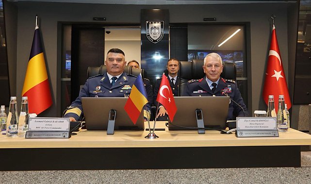 Romanya Hava Kuvvetleri Komutanı Korgeneral Baraboi, Hava Kuvvetleri Karargahını ziyaret etti