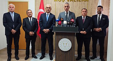 Sağlık Bakanı Memişoğlu, Muş'ta sağlık yatırımlarını değerlendirdi