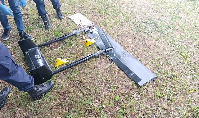 Samsun'da, Ukrayna'ya ait Kamikaze İHA parçası bulundu