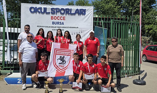 Samsunspor Bocce Takımı, üst üste ikinci kez Türkiye Şampiyonu oldu