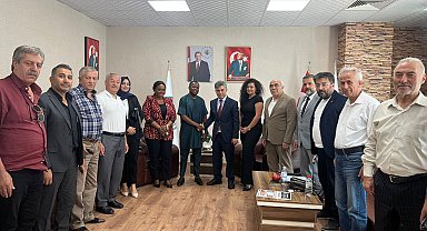 Sierra Leone Büyükelçiliği Ekonomi ve Ticaret Müsteşarı, SANKON Genel Merkezi'ni ziyaret etti