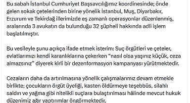 Sokak çetesine operasyon; 32 şüpheli hakkında adli işlem