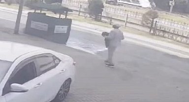 Sultangazi'de iş yerine silahlı saldırı kamerada